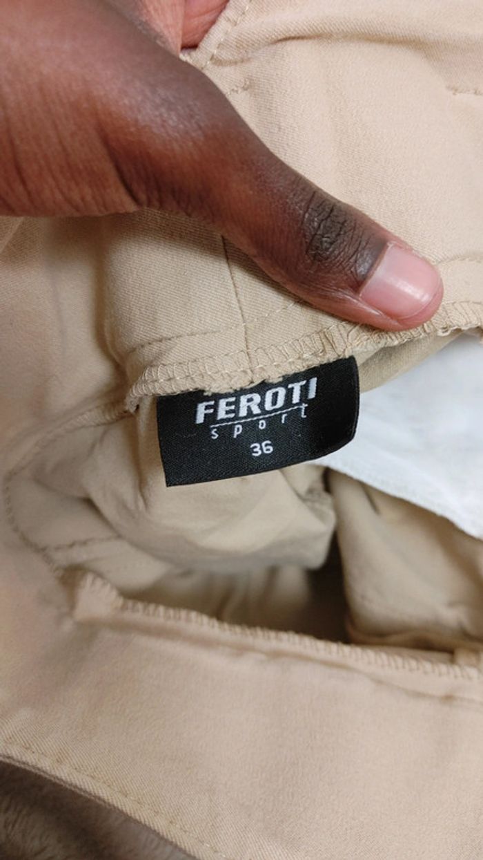 Pantalon taille haute tissu stretch cheval FEROTI 36 - photo numéro 16