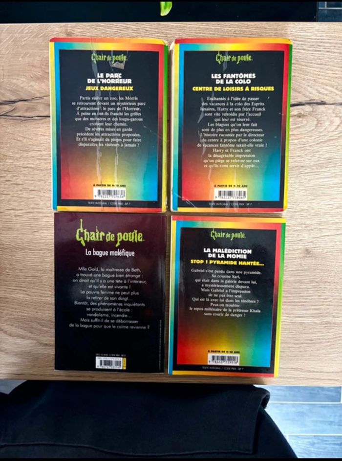 Lot de 4 Livres de la Collection Chair de Poule Enfants-Ados/Possibilité de prendre à l’unité - photo numéro 2