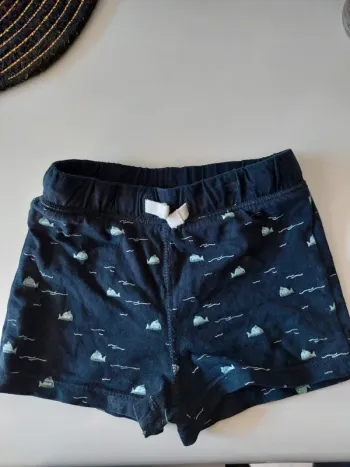 Short bleu imprimé "Kiabi"