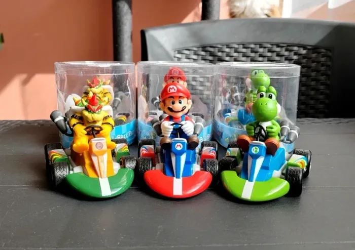 Lot de 3 Figurines Mario Kart à propulsion - Nintendo - Mario, Yoshi, Bowser - photo numéro 7