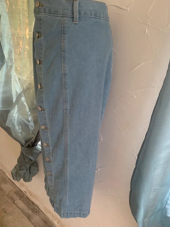 Jupe en jean longue taille 36 - photo numéro 4