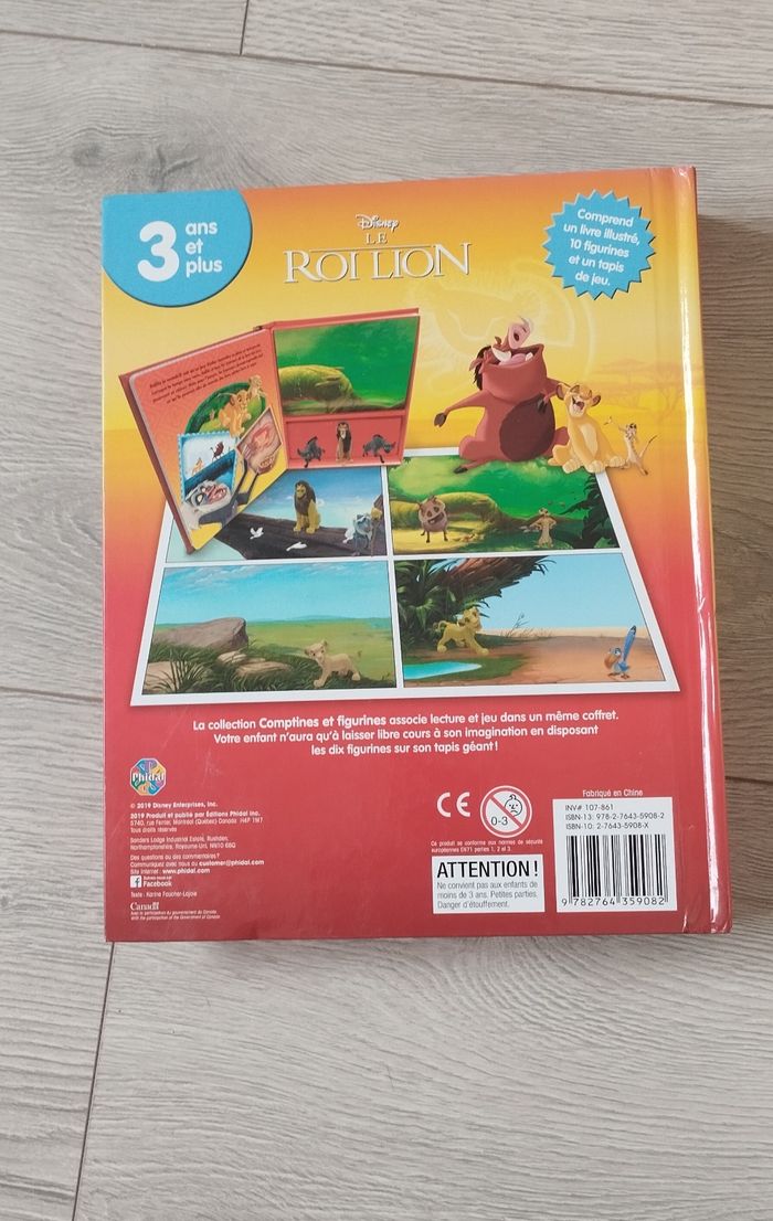 Livre comptines et figurines roi lion Disney - photo numéro 4