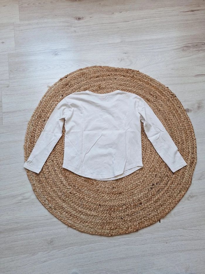 Maillot à manches longues smiley sequins TAO 8 ans 128 cm - photo numéro 5