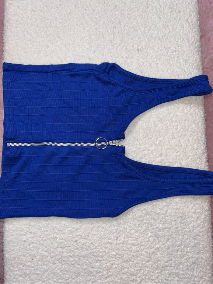 Crop top Bleu