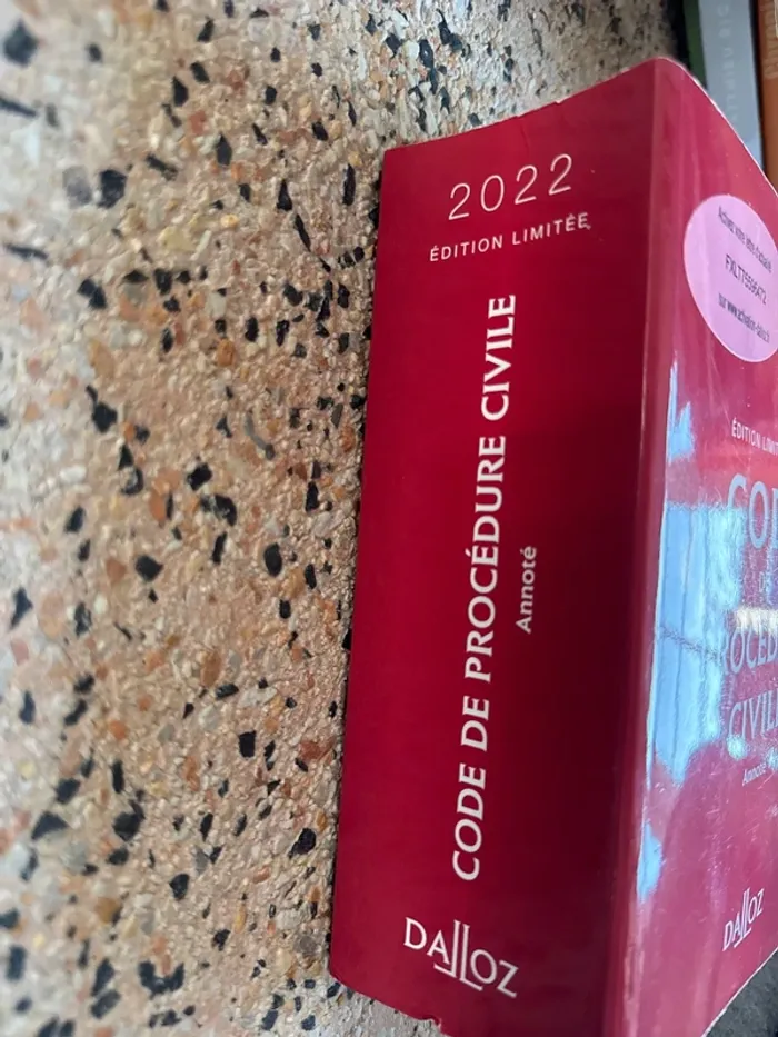 Livre, édition, limitée, 2022, code de procédure civile - photo numéro 2