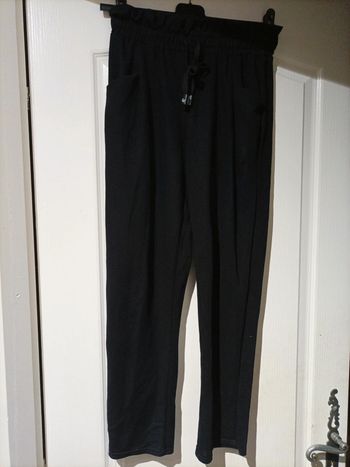 Pantalon style carotte noir