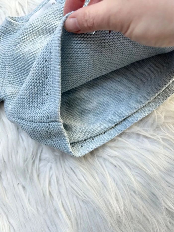 Gilet maille croisé - Zara - 1 mois - photo numéro 3