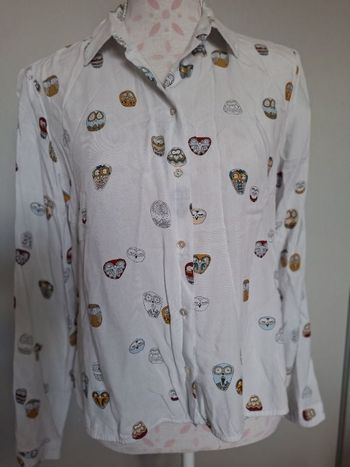 Chemise Imprimées Oiseaux chouette Zar
