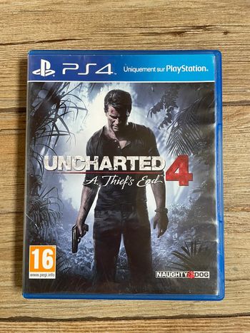Jeu Uncharted 4 pour PS4