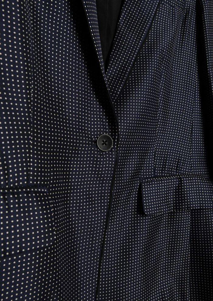 Veste blazer motif pois Blazer jacket polka dots 100% soie silk Rag & Bone Size XS - photo numéro 6