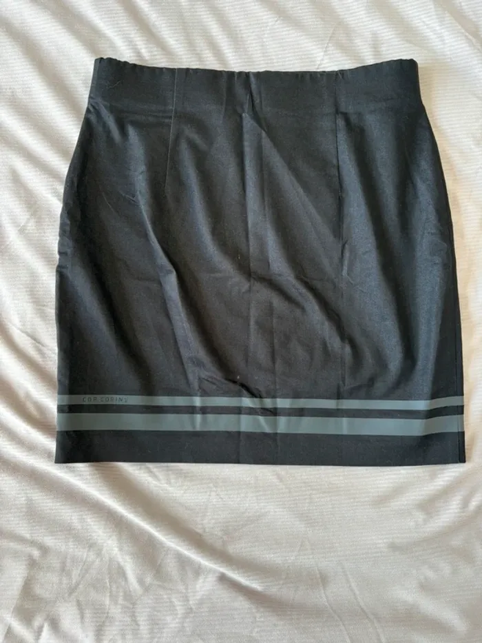 Mini jupe Cop Copine gris/noir – Taille 38 - photo numéro 2