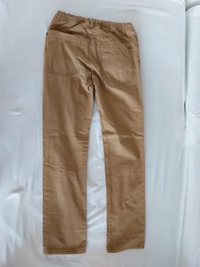 Pantalon léger camel - photo numéro 3