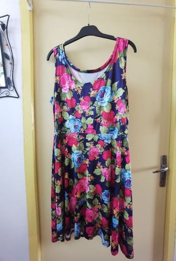 Robe XL fleurie