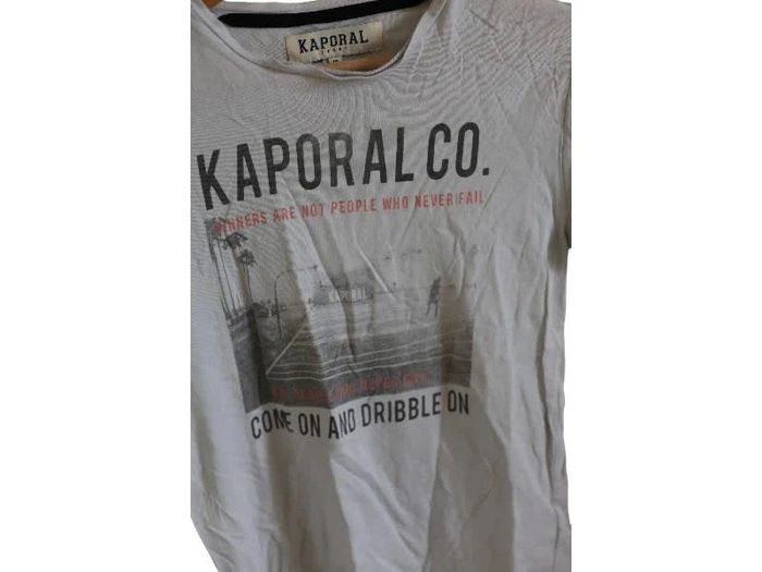C60 t-shirt blanc Kaporal 10 ans - photo numéro 2