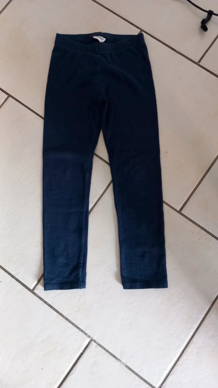 Legging marine tape à l'œil 7 ans tbe