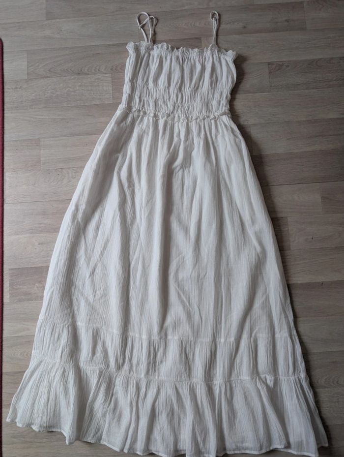 Robe blanche été Zara M