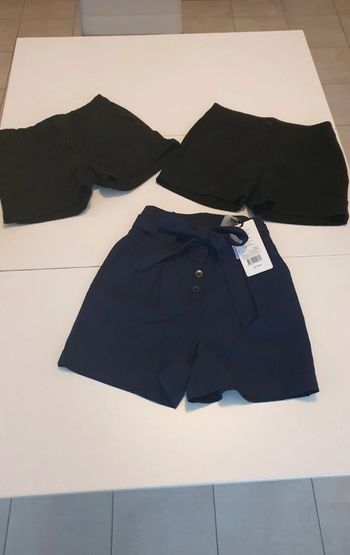 3 shorts en XS