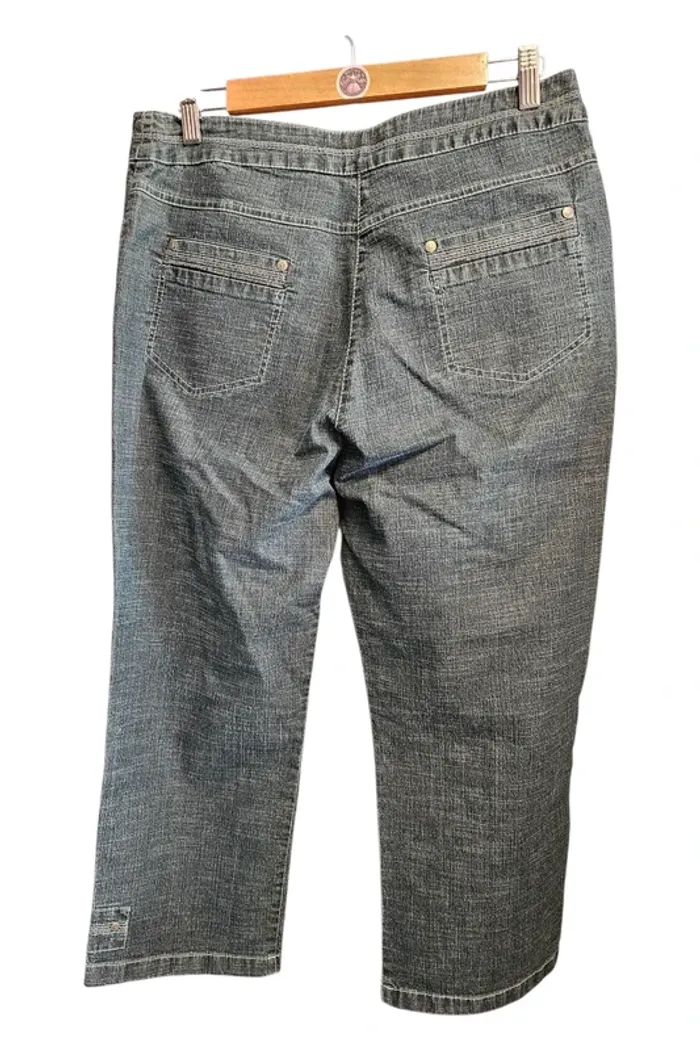 Pantacourt jean stretch Affinités T42 - photo numéro 5