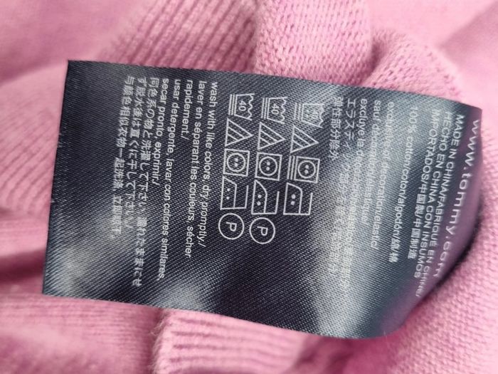 Pull col V Tommy Hilfiger mauve, XL Hommes - photo numéro 9