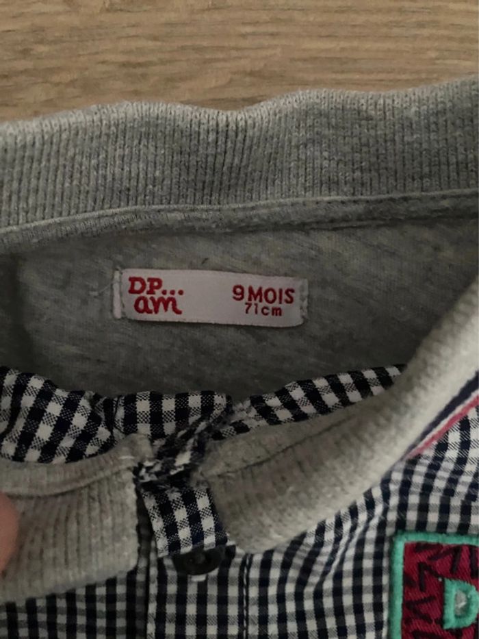 Chemise manches longues DPAM 9 mois - photo numéro 4
