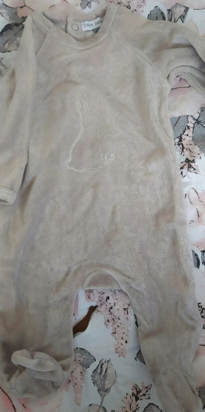 Lot de 9 pyjamas epais 1 mois - photo numéro 5