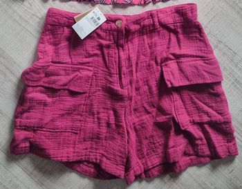 Short en gaz de coton neuf Taille 38