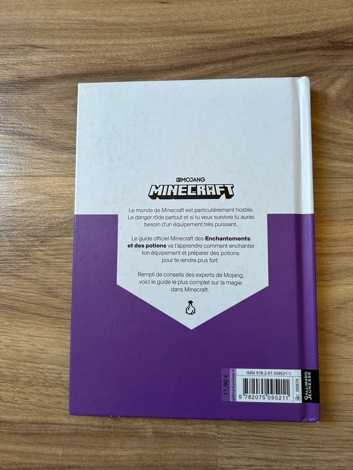 Guide Officiel Minecraft Enchantements & Potions Édition Mojang - photo numéro 5