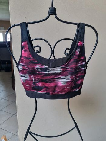 Brassière noire et rose