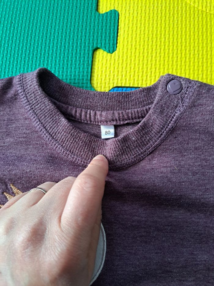 Lot 2 pulls + 1 gilet sans manches 18m - photo numéro 4