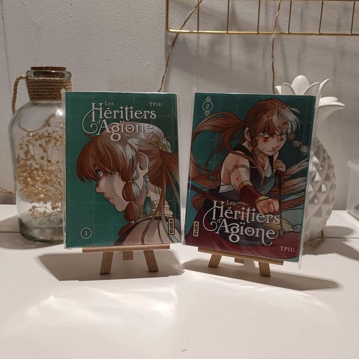 Manga les héritiers d'Agione tomes 1 et 2 en édition limitée