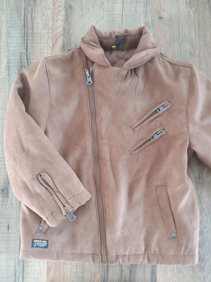 Veste suédine Camel 3 ans