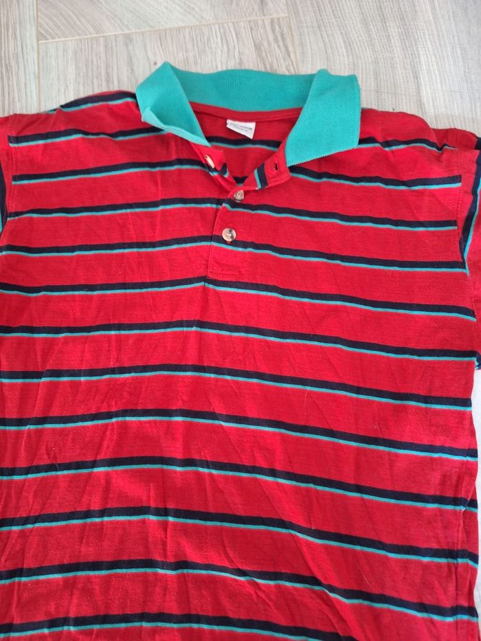 Polo à rayures garçon 14 ans - photo numéro 2