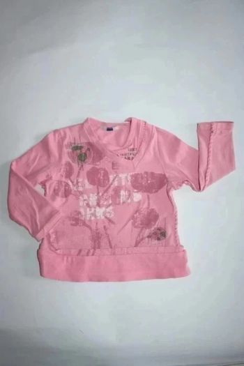 Tee shirt rose Ikks 2 ans