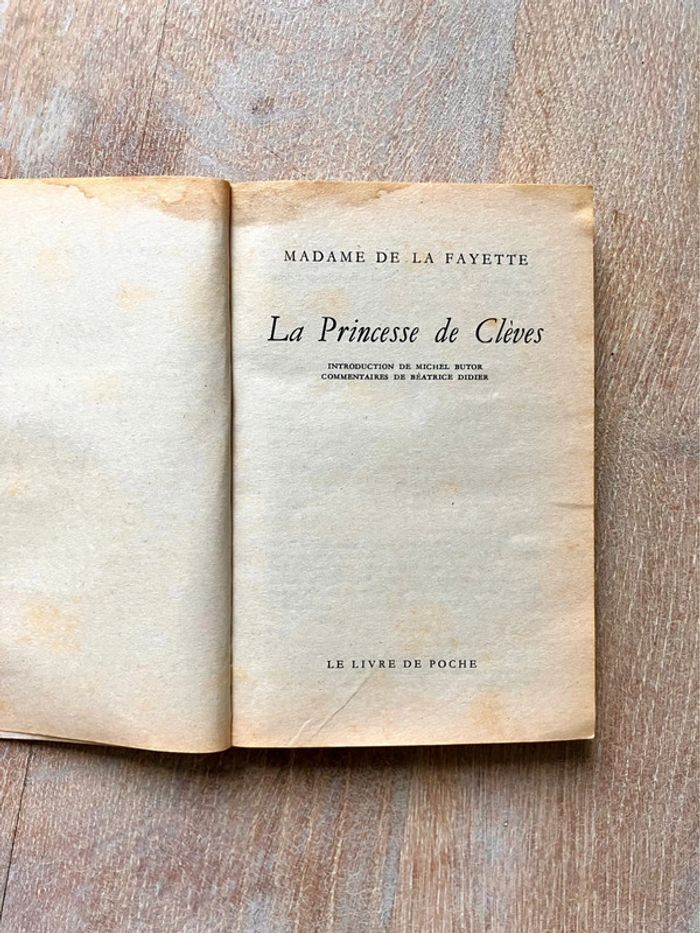 Livre de poche La Princesse de Clèves Madame de la Fayette - photo numéro 5