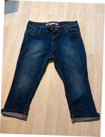 Pantacourt femme en jean taille 38 capri