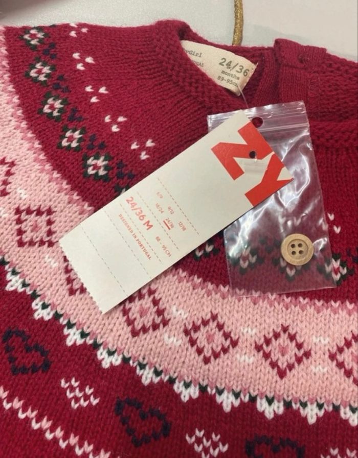 Pull fille - neuf - Zippy - Taille 24 mois - photo numéro 3