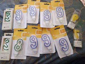 Lot 12  chiffre anniversaire 