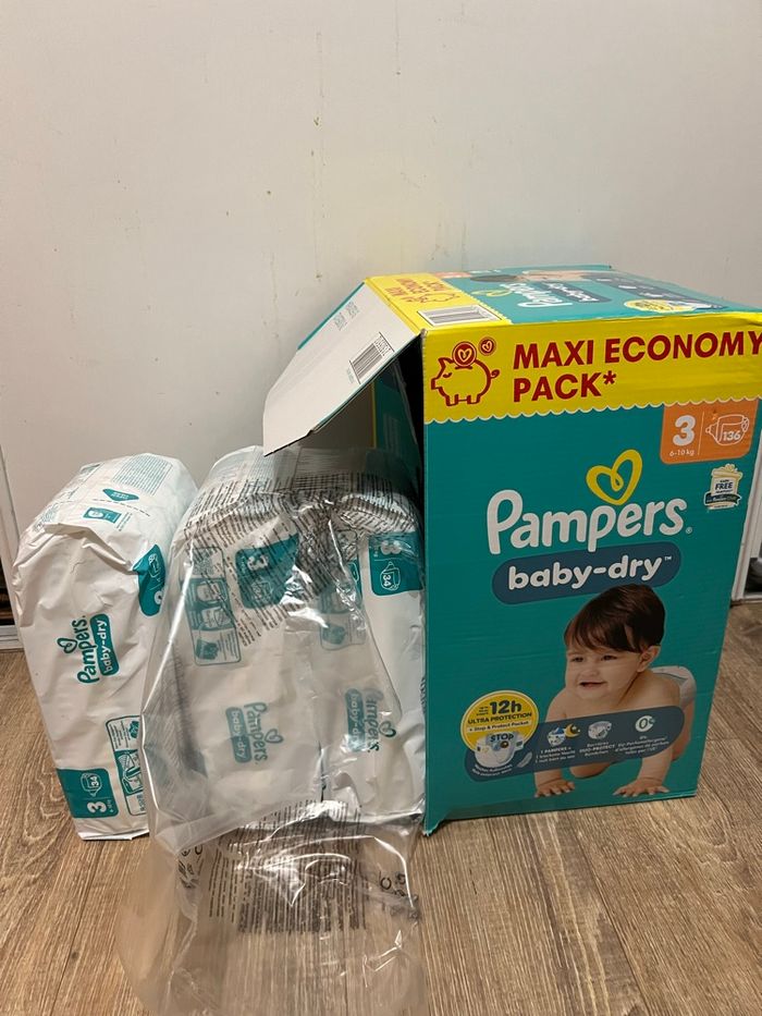 Couches Pampers baby-dry T3 6-10kg - photo numéro 2
