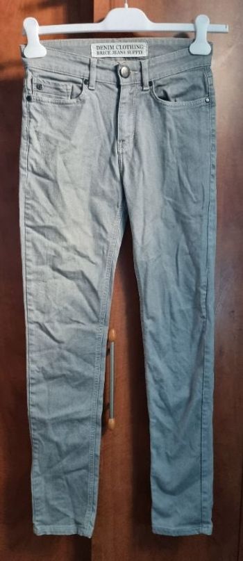 Jeans gris slim taille 36