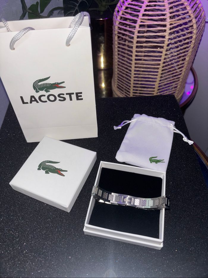 Bracelet Lacoste homme – acier inoxydable