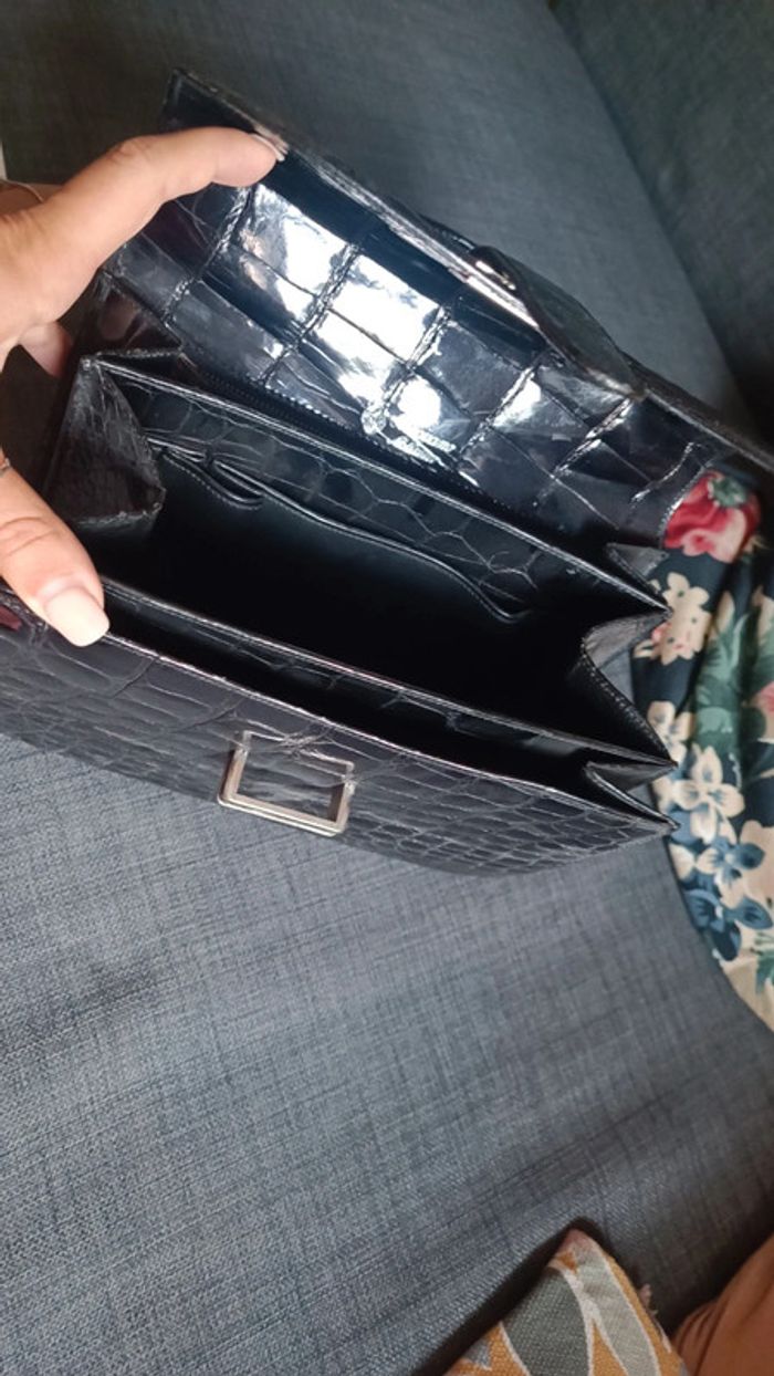 Borsa vintage nera Pirovano - photo numéro 8
