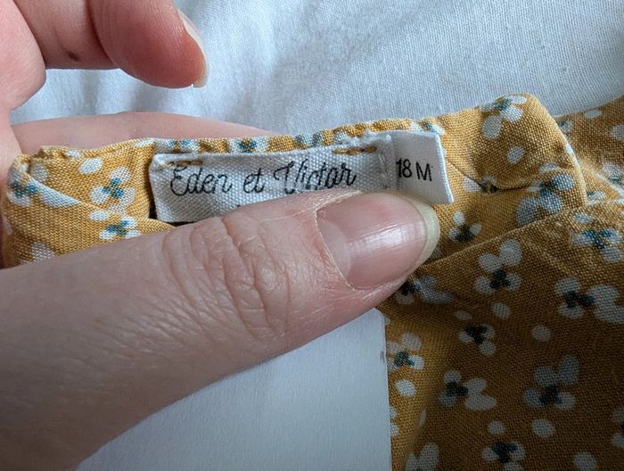 Robe jaune "moutarde" Eden et Victor - 18 mois - photo numéro 3