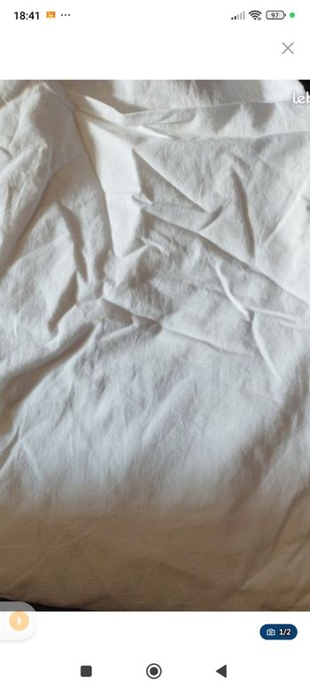 Housse de couette pour 1 personne