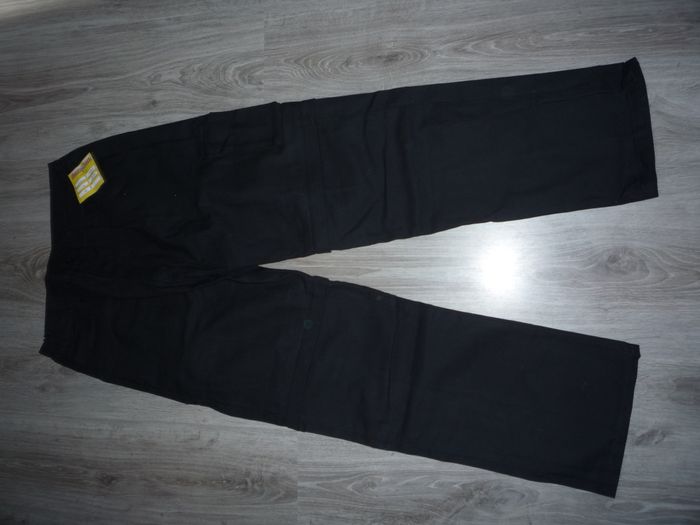 PANTALON DE TRAVAIL DROIT 2/1 NOIR H "LE BEAU FORT" - NEUF - TAILLE 46 - n°03
