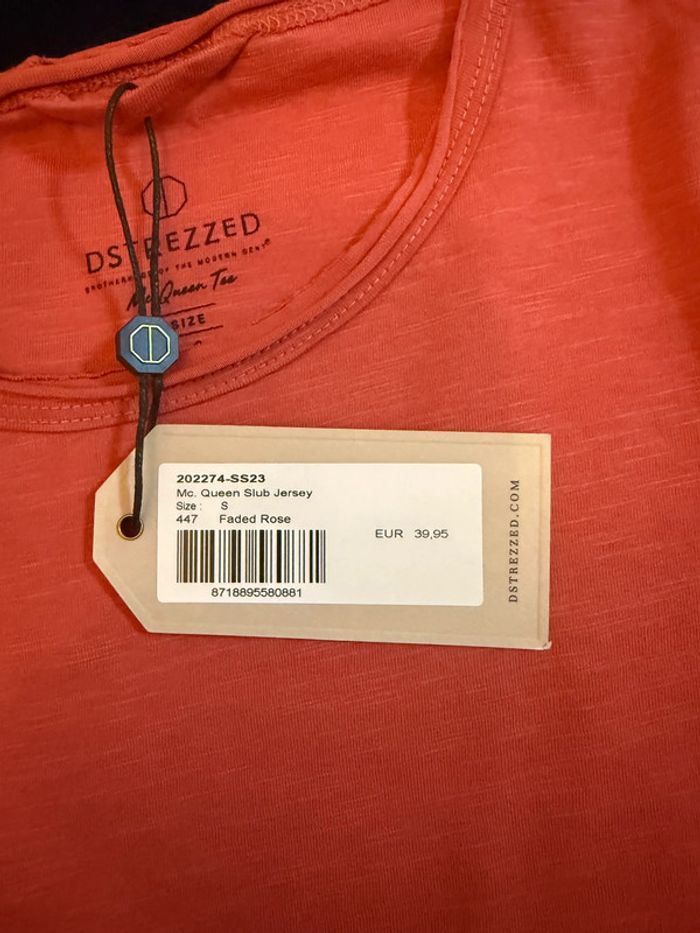 Dstrezzed – Tee-shirt "McQueen" rose, taille S - photo numéro 4