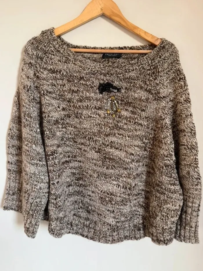 Pull marron Twinset