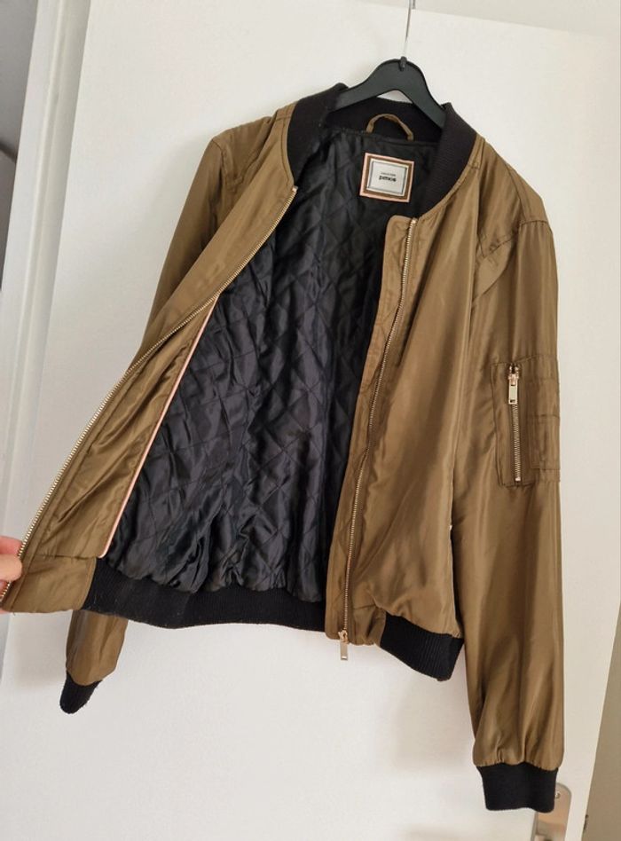 Blouson bombers kaki Pimkie - photo numéro 3