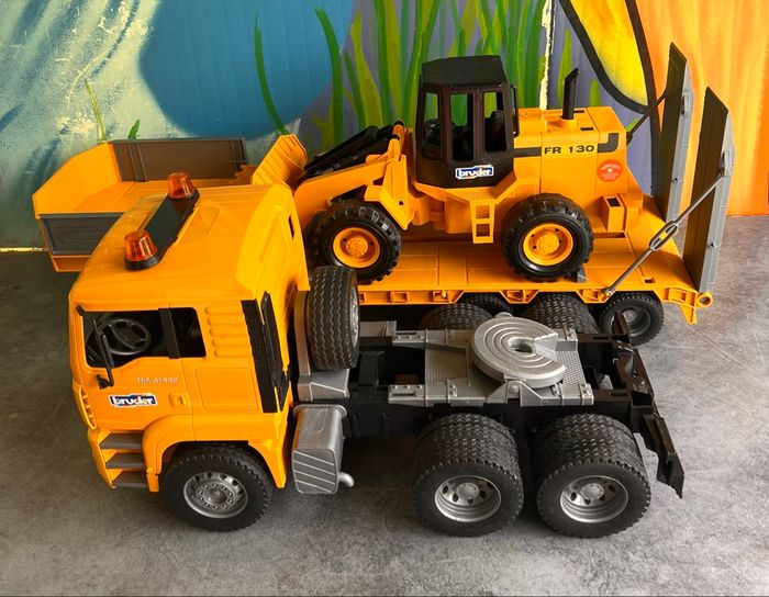 Grand camion transporteur Bruder - photo numéro 10