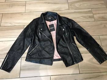 Veste similicuir noir 40 only