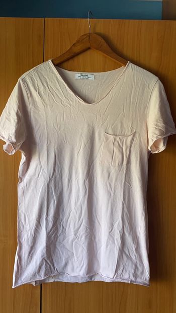 Tee-shirt rose pale Bershka S